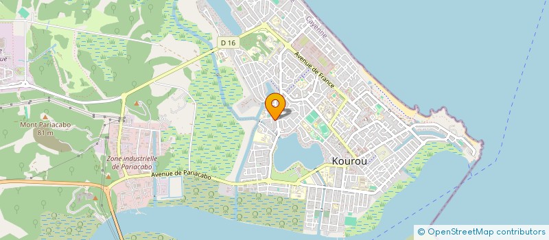 localisation de l'entreprise MONSIEUR HUDSON HUNT  KOUROU