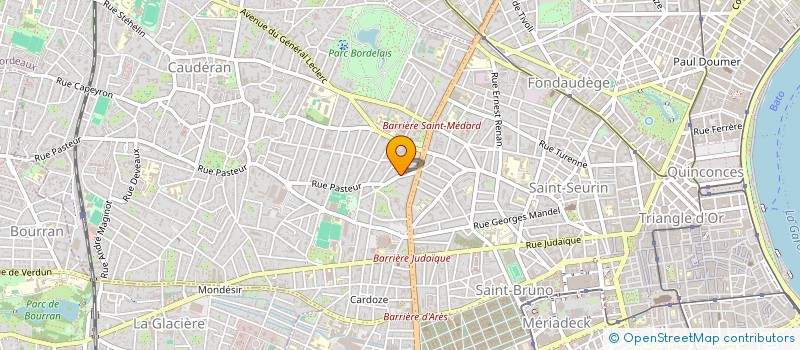 localisation de l'entreprise MONSIEUR HUGGO HOUEETO  BORDEAUX