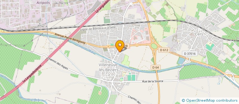 localisation de l'entreprise MONSIEUR HUGO ABBANI à VILLENEUVE-LES-BEZIERS