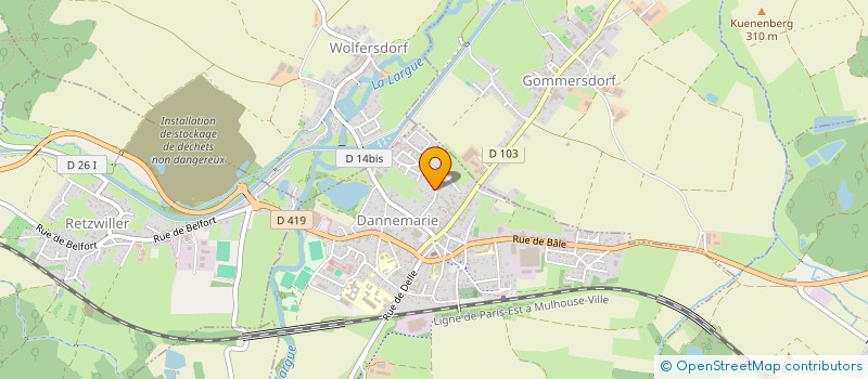 localisation de l'entreprise MONSIEUR HUGO ALBERT  RETZWILLER