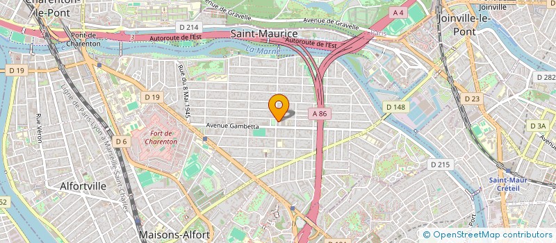 localisation de l'entreprise MONSIEUR HUGO AMARAL PARADELA  MAISONS-ALFORT