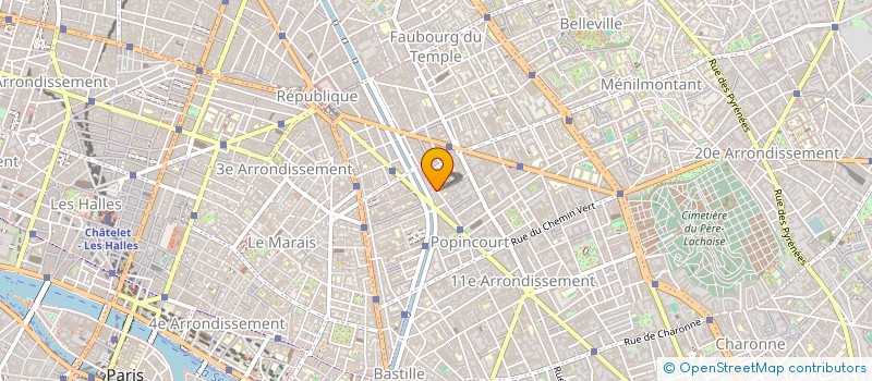 localisation de l'entreprise MONSIEUR HUGO AMIJOS FEIJOO  PARIS