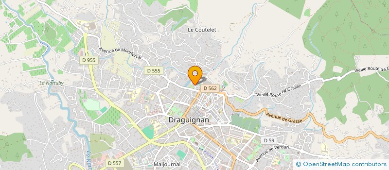 localisation de l'entreprise MONSIEUR HUGO ANDRE  DRAGUIGNAN