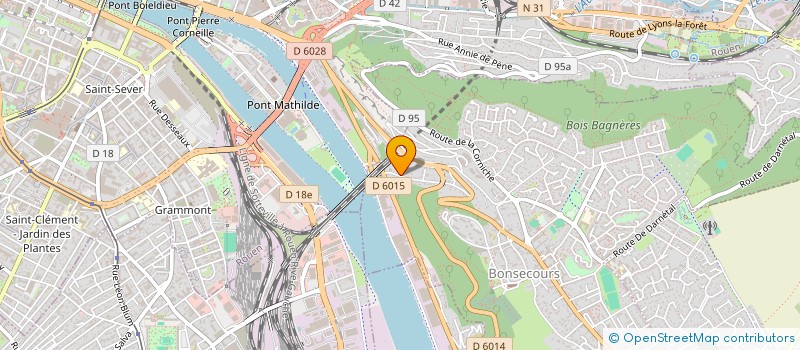 localisation de l'entreprise MONSIEUR HUGO ANQUETIL  BONSECOURS