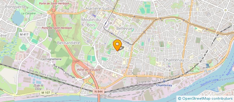 localisation de l'entreprise MONSIEUR HUGO ARIBART à NANTES