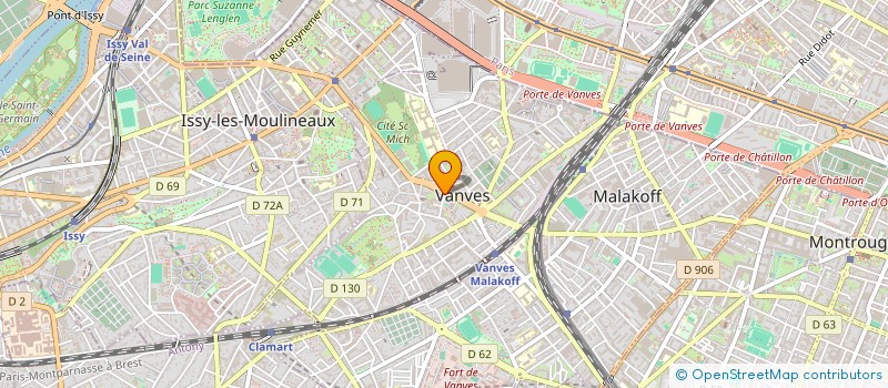 localisation de l'entreprise MONSIEUR HUGO BABO à VANVES