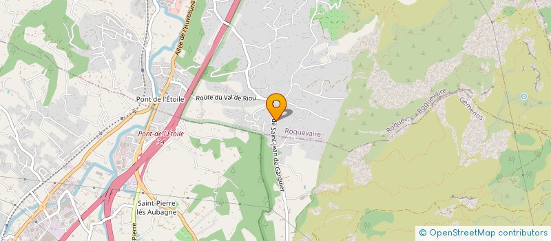 localisation de l'entreprise MONSIEUR HUGO BACCHIS  ROQUEVAIRE