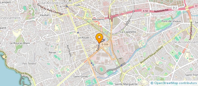 localisation de l'entreprise MONSIEUR HUGO BACH à MARSEILLE