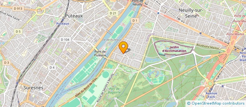 localisation de l'entreprise MONSIEUR HUGO BAENA PASTOR à NEUILLY-SUR-SEINE