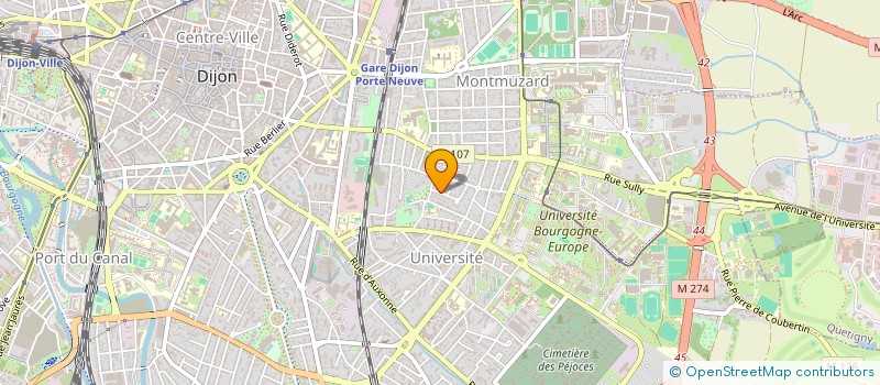 localisation de l'entreprise MONSIEUR HUGO BAILLEUX  DIJON