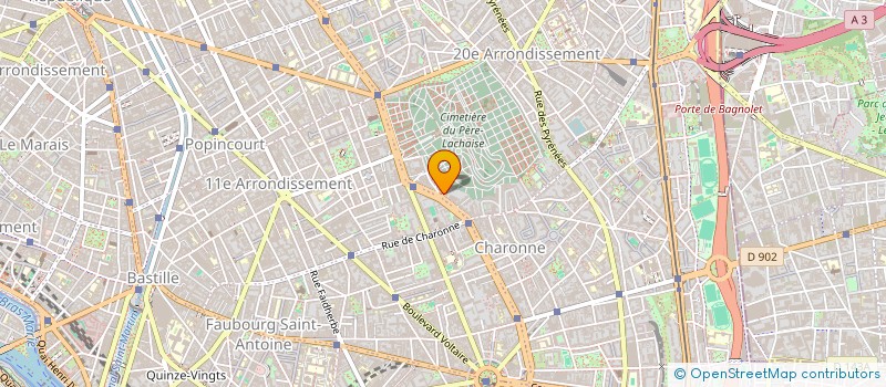 localisation de l'entreprise MONSIEUR HUGO BAISEZ  PARIS