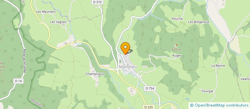 localisation de l'entreprise MONSIEUR HUGO BALUSSAUD  MANGLIEU