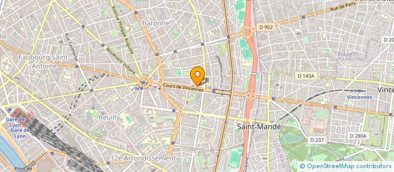 localisation de l'entreprise MONSIEUR HUGO BARAHONA  PARIS