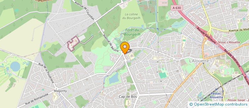 localisation de l'entreprise MONSIEUR HUGO BARBE  PESSAC