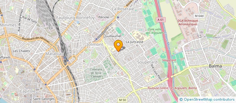 localisation de l'entreprise MONSIEUR HUGO BARBE à TOULOUSE