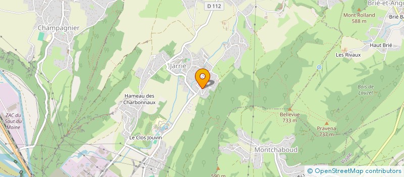 localisation de l'entreprise MONSIEUR HUGO BARBIERI  JARRIE