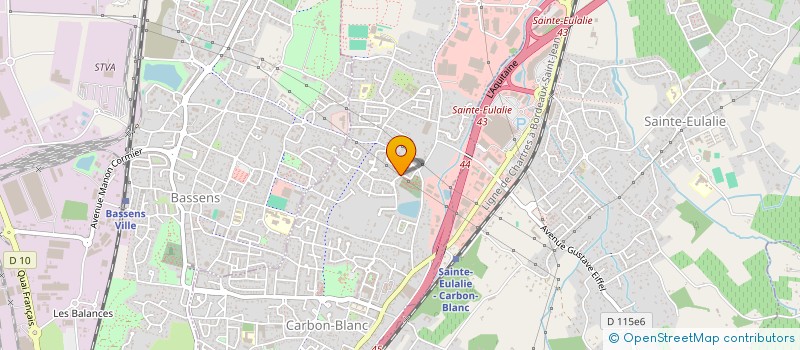 localisation de l'entreprise MONSIEUR HUGO BARBOSA DA COSTA  CARBON-BLANC