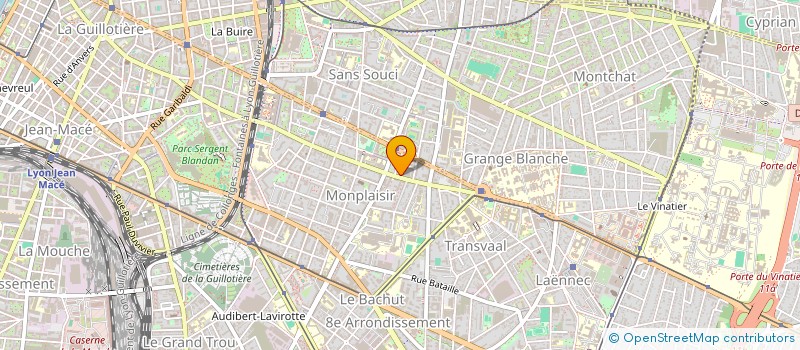 localisation de l'entreprise MONSIEUR HUGO BARBOSA PINTO  LYON