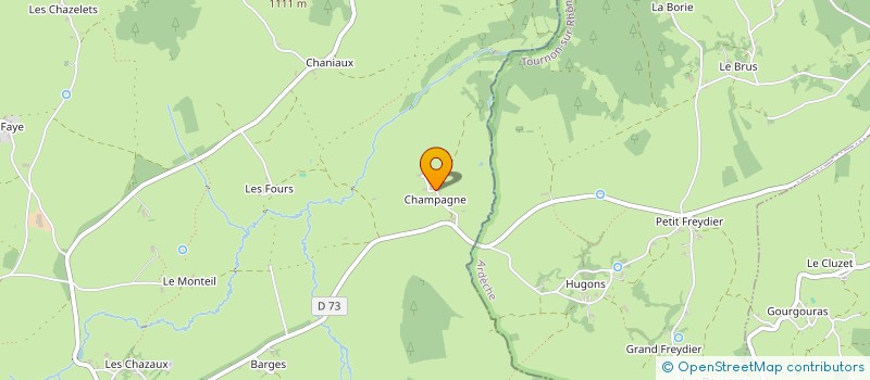 localisation de l'entreprise MONSIEUR HUGO BARRAILLE  LES VASTRES