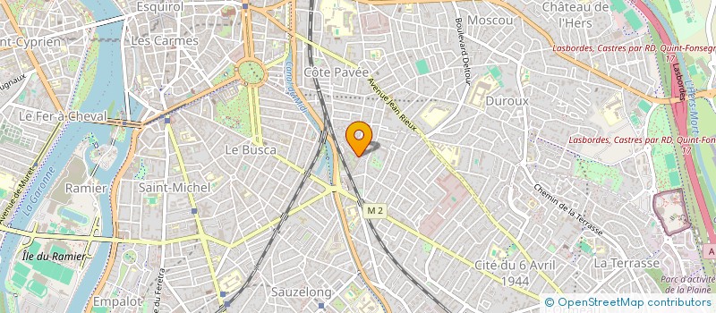 localisation de l'entreprise MONSIEUR HUGO BARRET CASTAN à TOULOUSE