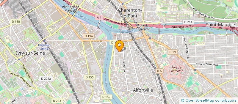 localisation de l'entreprise MONSIEUR HUGO BARTOLI  ALFORTVILLE