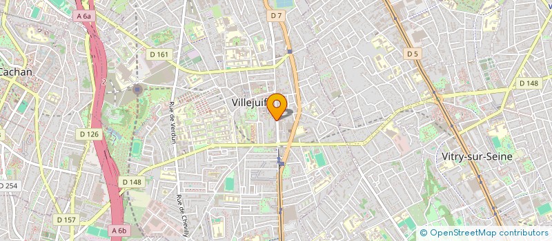 localisation de l'entreprise MONSIEUR HUGO BASTIE  VILLEJUIF