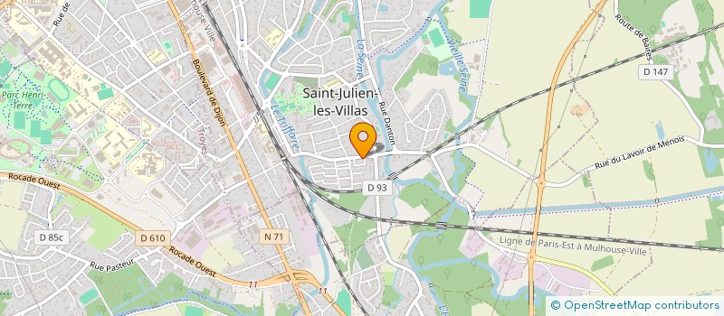 localisation de l'entreprise MONSIEUR HUGO BATIZE  SAINT-JULIEN-LES-VILLAS