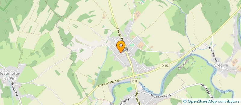 localisation de l'entreprise MONSIEUR HUGO BAUDOT  PIN