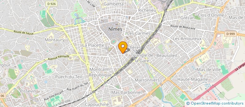 localisation de l'entreprise MONSIEUR HUGO BAYOUD  NIMES