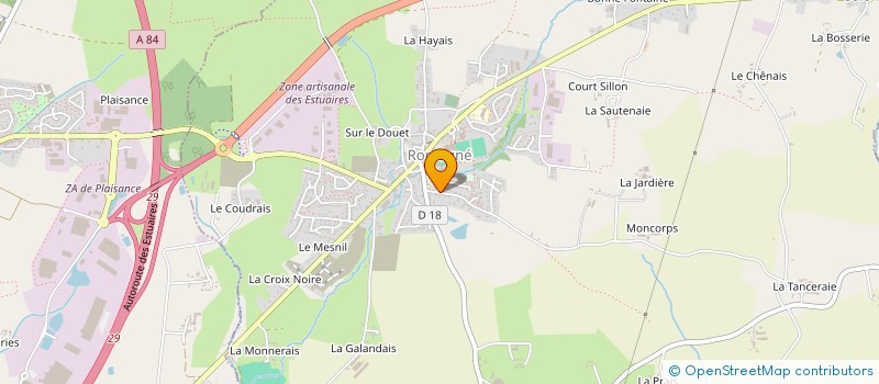 localisation de l'entreprise MONSIEUR HUGO BAZILLON  ROMAGNE