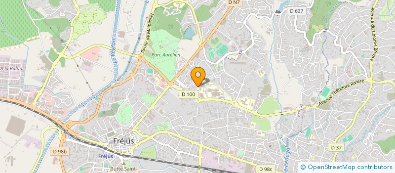 localisation de l'entreprise MONSIEUR HUGO BEAUCHAMP  FREJUS