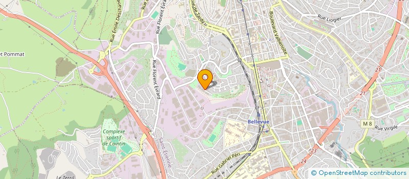 localisation de l'entreprise MONSIEUR HUGO BEAUFILS  SAINT-ETIENNE