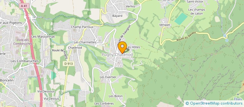 localisation de l'entreprise MONSIEUR HUGO BEAUQUIS à PUGNY-CHATENOD