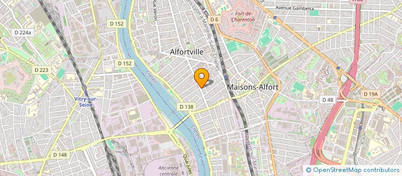 localisation de l'entreprise MONSIEUR HUGO BEGOIN  ALFORTVILLE