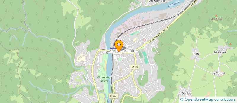 localisation de l'entreprise MONSIEUR HUGO BELACHOUI  AUREC-SUR-LOIRE