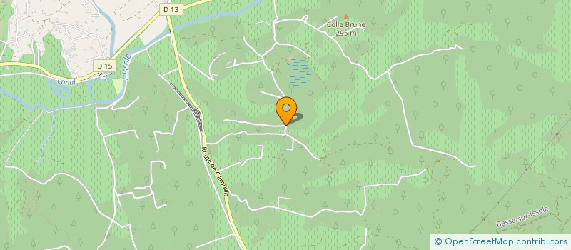 localisation de l'entreprise MONSIEUR HUGO BELGHACHE  BESSE-SUR-ISSOLE