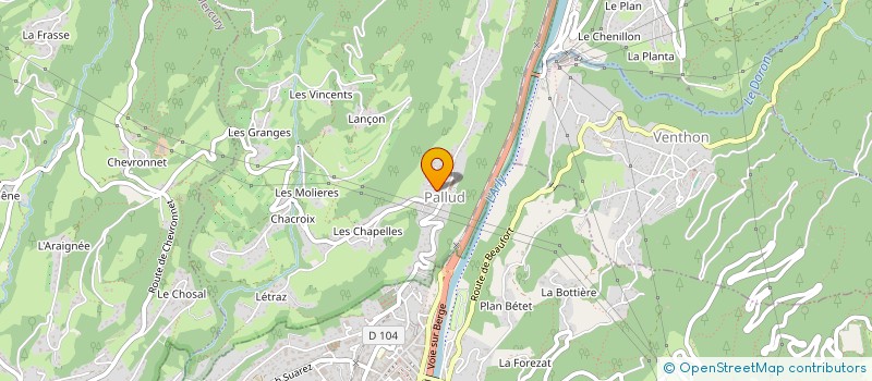 localisation de l'entreprise MONSIEUR HUGO BELLEVILLE  PALLUD