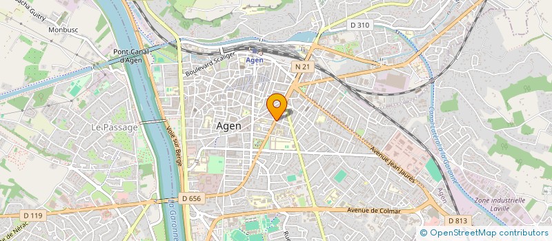 localisation de l'entreprise MONSIEUR HUGO BELOT à AGEN