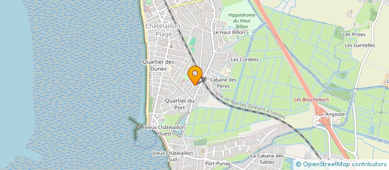 localisation de l'entreprise MONSIEUR HUGO BENARD à CHATELAILLON-PLAGE