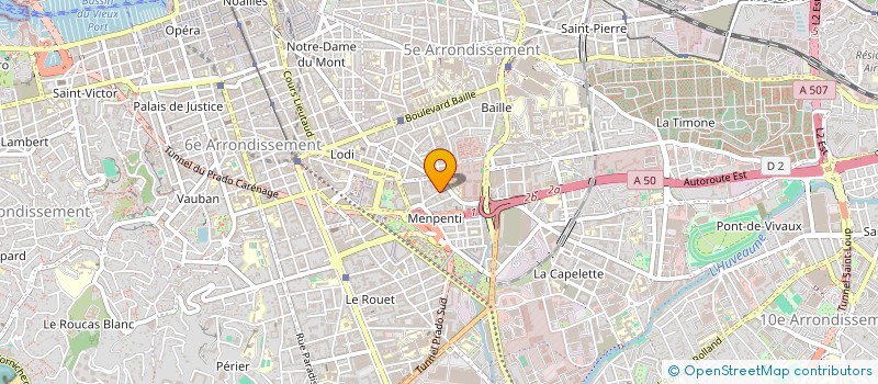 localisation de l'entreprise MONSIEUR HUGO BENCHIMOL à MARSEILLE