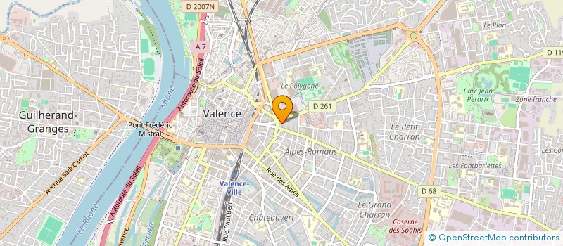 localisation de l'entreprise MONSIEUR HUGO BENDE à VALENCE