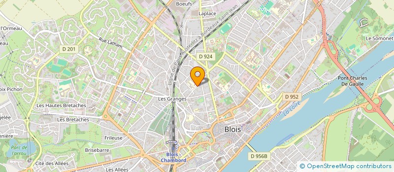 localisation de l'entreprise MONSIEUR HUGO BENIER  BLOIS