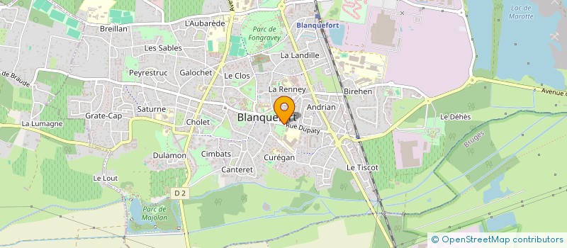 localisation de l'entreprise MONSIEUR HUGO BENTZ à BLANQUEFORT