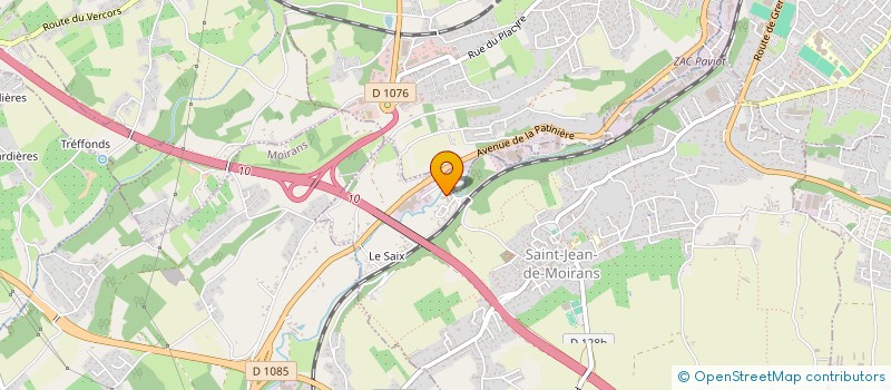 localisation de l'entreprise MONSIEUR HUGO BERNARD  SAINT-JEAN-DE-MOIRANS