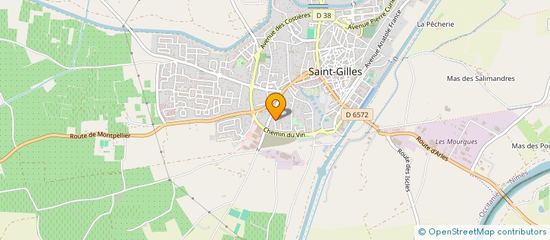 localisation de l'entreprise MONSIEUR HUGO BERRY  SAINT-GILLES