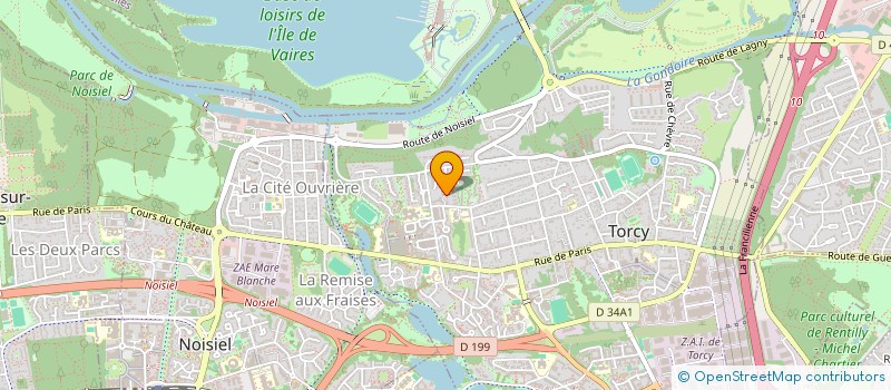 localisation de l'entreprise MONSIEUR HUGO BERTHUY  TORCY