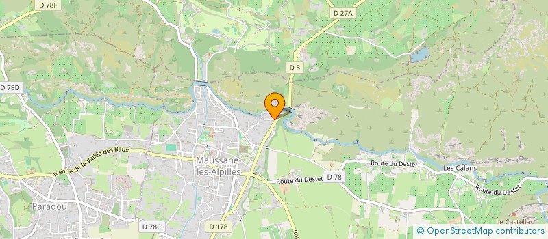 localisation de l'entreprise MONSIEUR HUGO BERTON  MAUSSANE-LES-ALPILLES