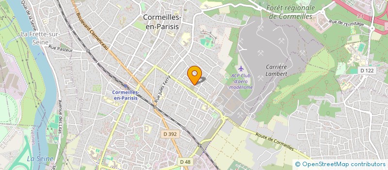 localisation de l'entreprise MONSIEUR HUGO BERTOU  CORMEILLES-EN-PARISIS