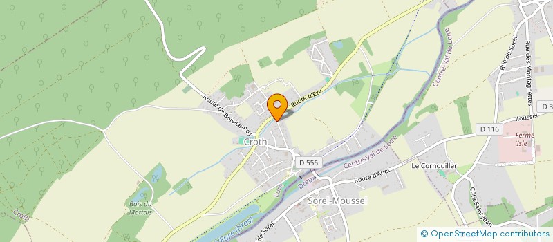 localisation de l'entreprise MONSIEUR HUGO BERTUCCI  CROTH