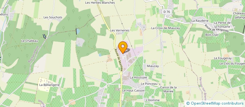 localisation de l'entreprise MONSIEUR HUGO BESANCON  VOUVRAY